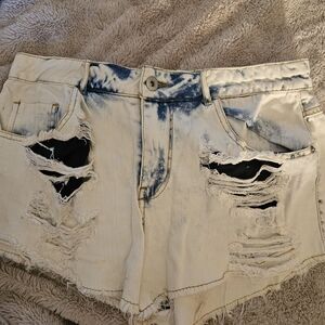534 Distressed Denim Jean Shorts